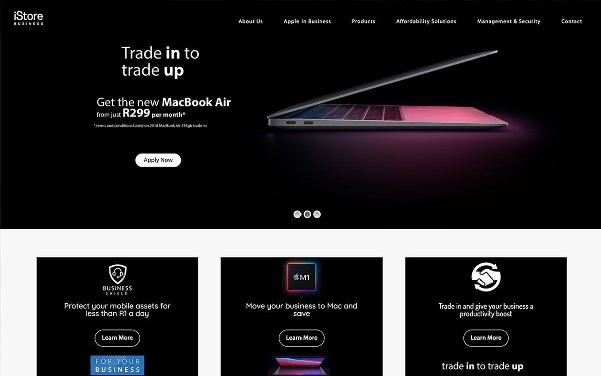 iStore for Business — work detail